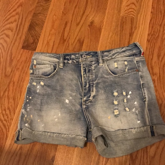 SALE NWT Anthropologie Pilcro Slim Denim Shorts size 29 - Picture 7 of 15